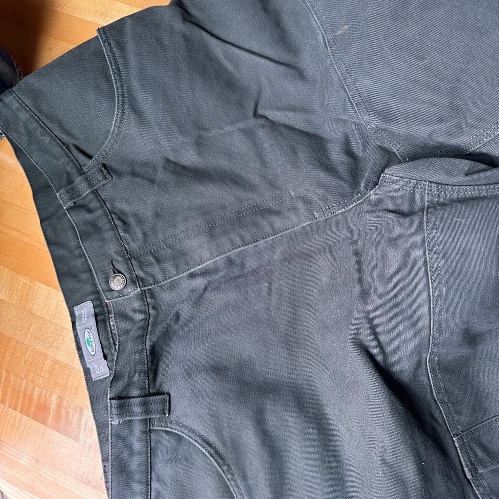 Arborwear Dark Green Flannel Lined Work Pants